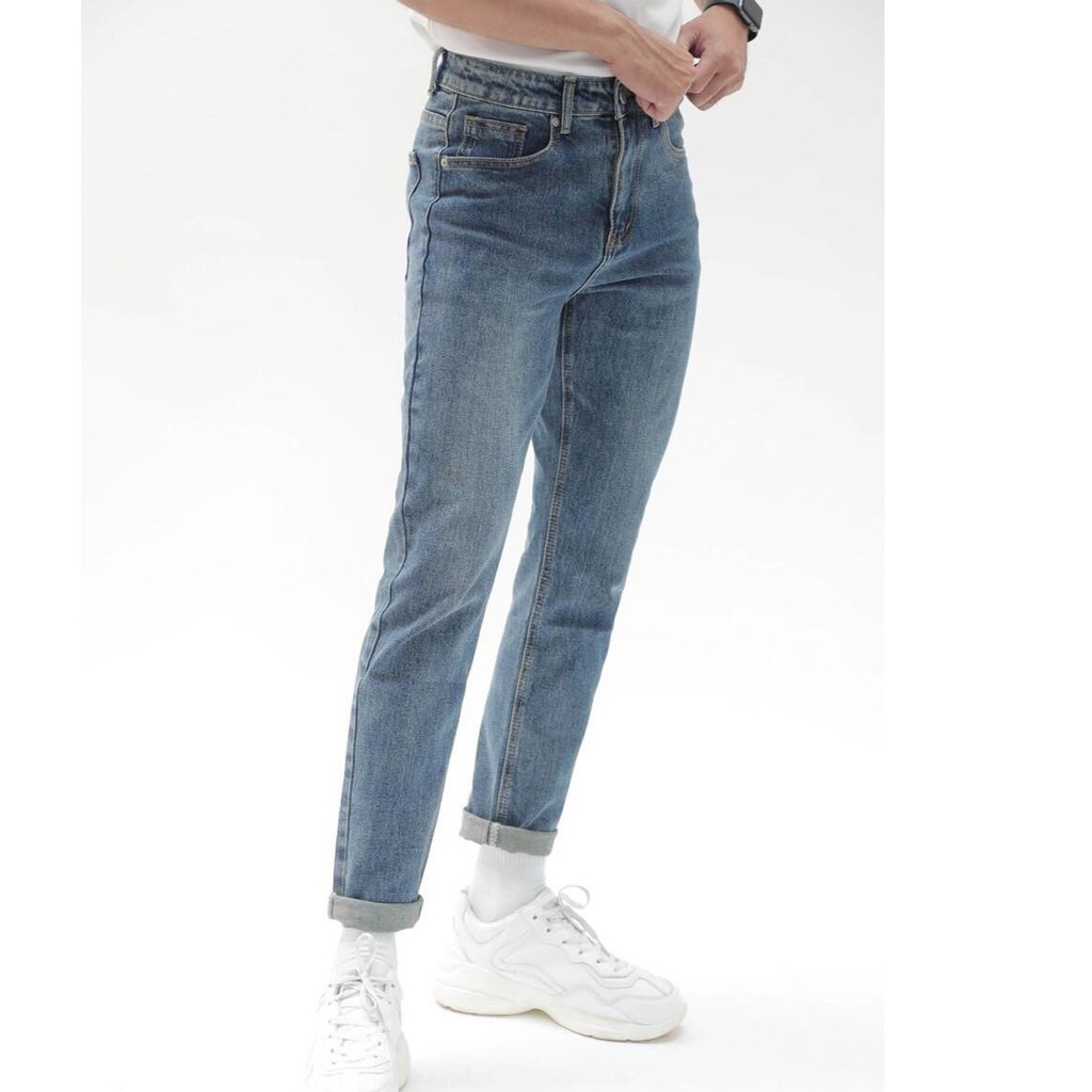 Quần Bò Nam 9700 🔵 𝐅𝐑𝐄𝐄 𝐒𝐇𝐈𝐏 🔵 Hàng Xuất, Chất Co giãn Cầm Năng Tay, Kiểu Cách Đơn Gỉan