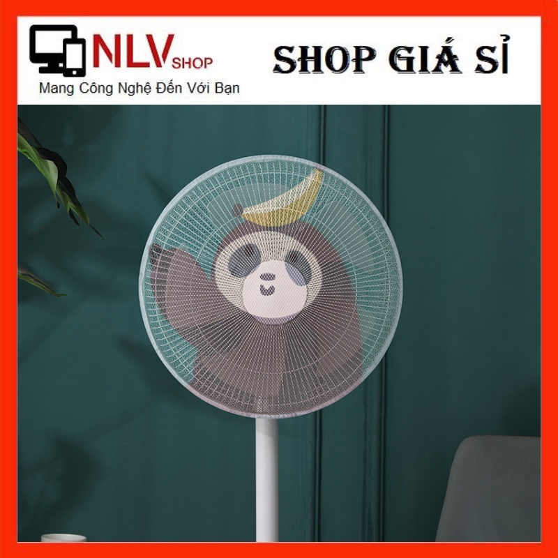 Lưới bọc quạt, ngăn bụi bẩn hình thú có dây rút phù hợp cho nhiều loại quạt - đa năng tiện lợi