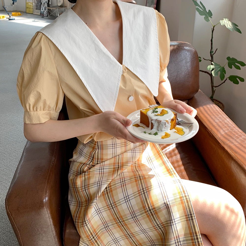 Chân Váy Midi Lưng Cao Sọc Ca Rô Thời Trang Thanh Lịch 34435 | BigBuy360 - bigbuy360.vn