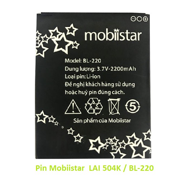Pin Mobiistar LAI 504K / BL-220