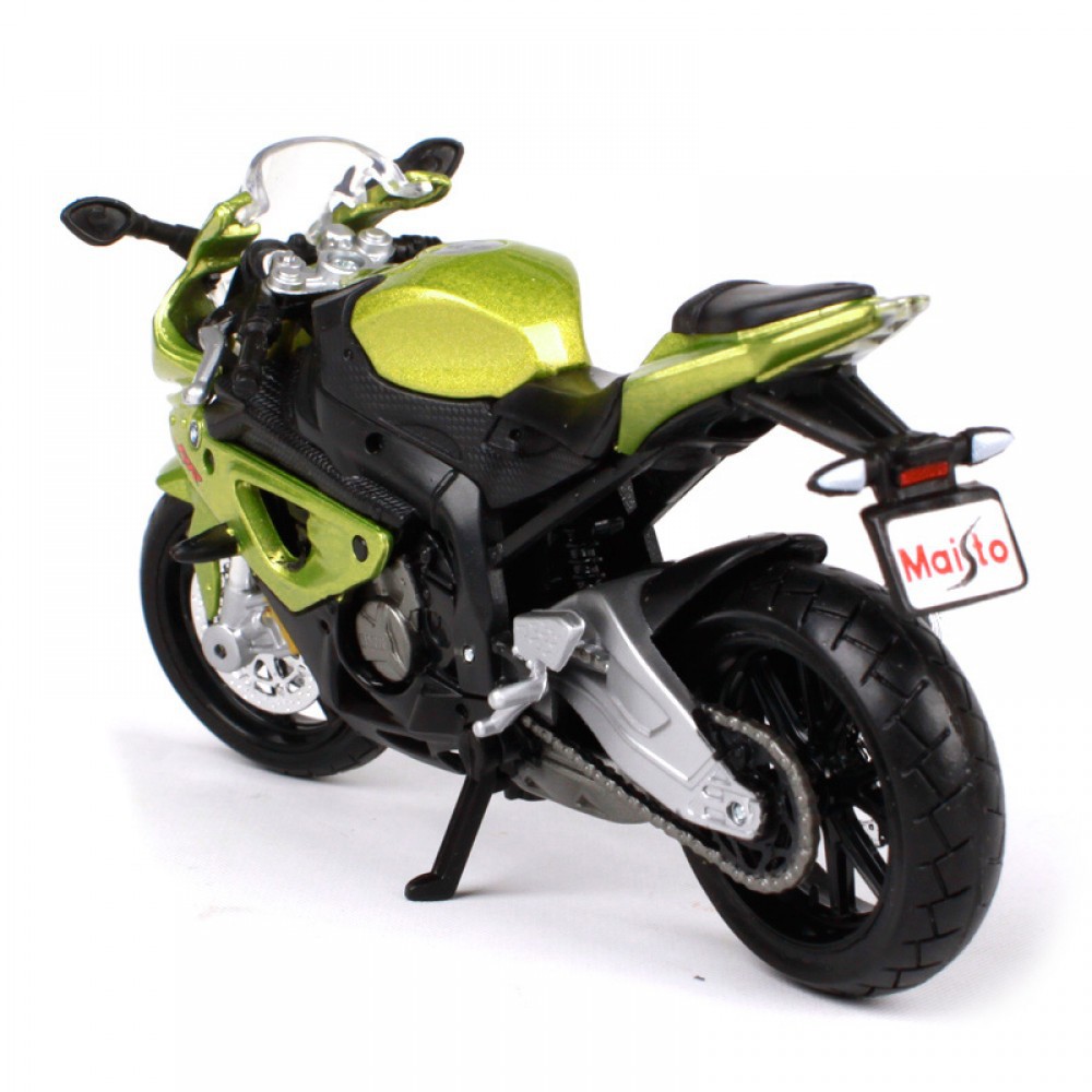 XE MÔ HÌNH - MOTO Siêu xe BMW S 1000 RR - MAISTO tỷ lệ 1:18