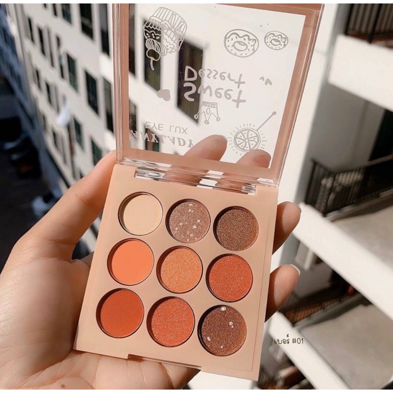 Bảng Phấn Mắt 9 Màu Lì / Nhũ Ngọc Trai Lấp Lánh | BigBuy360 - bigbuy360.vn