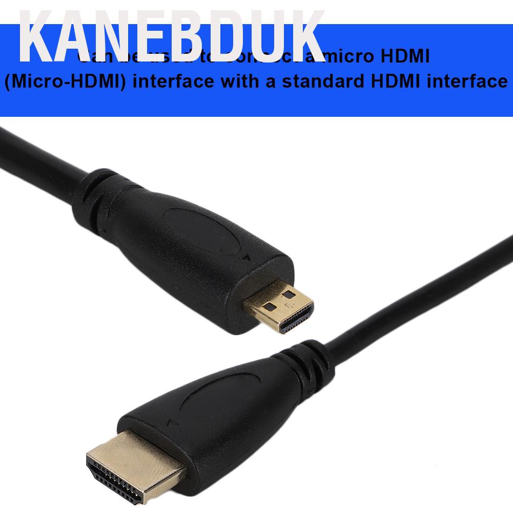 Dây Cáp Chuyển Đổi Từ Đầu Micro Sang Hdmi 1440p / 1080p / 1080i / 720p / 480p Cho Raspberry Pi 4b