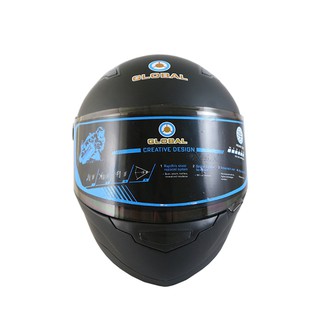 Mũ bảo hiểm Fullface BKTEC - BKTEC đen trơn