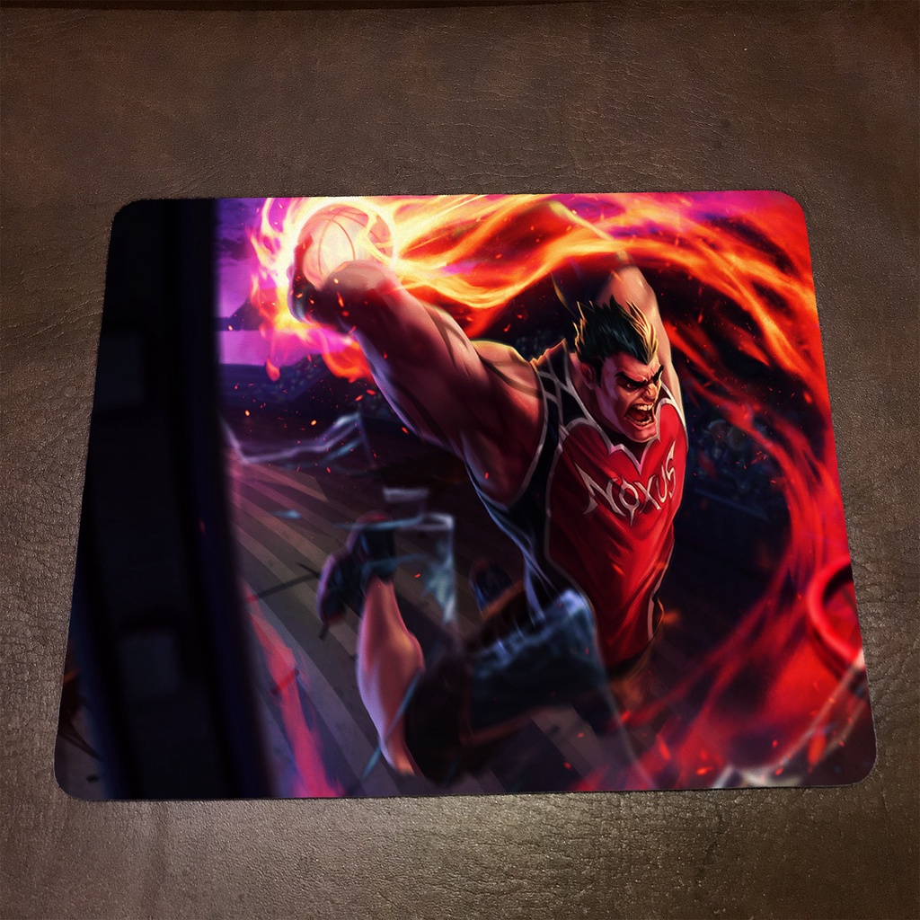 Lót chuột máy tính League of Legends DARIUS - Mẫu 1 Mousepad cao su êm ái, nhận in theo yêu cầu