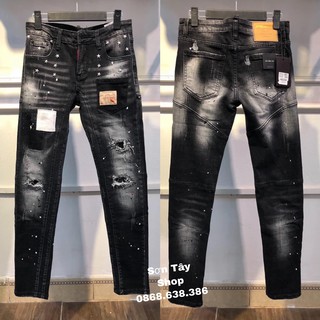 [Siêu Hót] Quần Bò D.S.Q Đính Sao Đen Siêu Hót New 💥💥 [Freeship 40k]