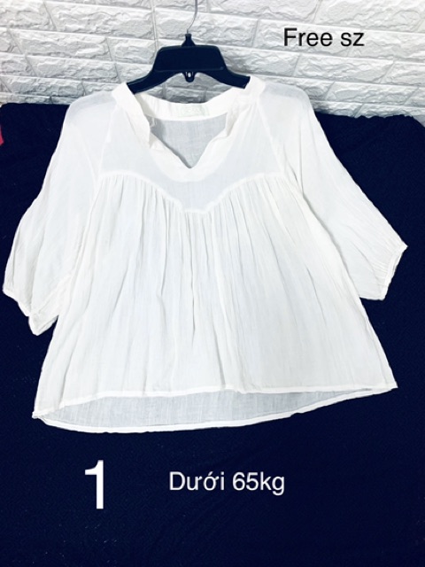 Áo babydoll trắng nhiều mẫu