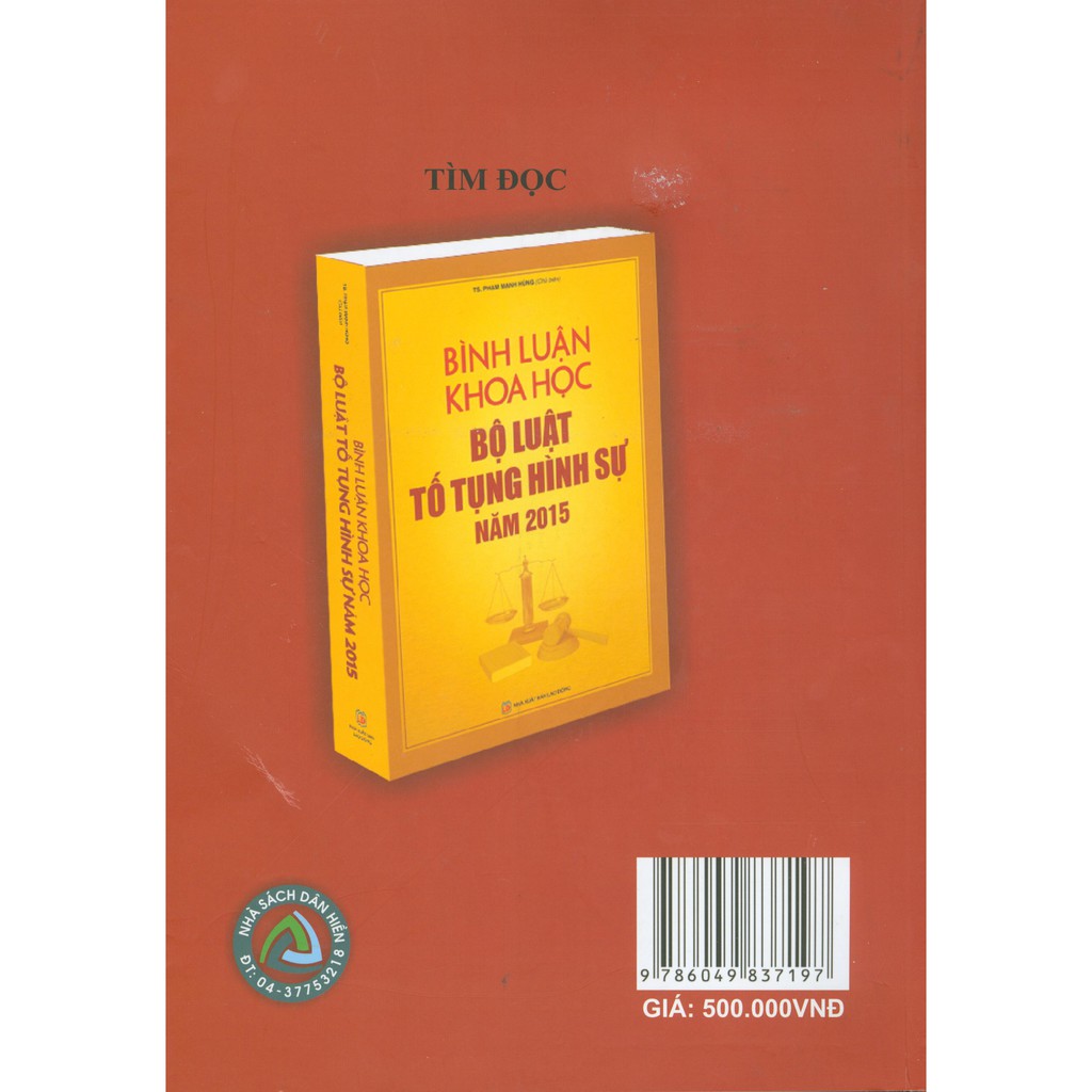 Sách - Bình Luận Khoa Học Bộ Luật Hình Sự Năm 2015 Được Sửa Đổi, Bổ Sung Năm 2017: Phần Các Tội Phạm | BigBuy360 - bigbuy360.vn