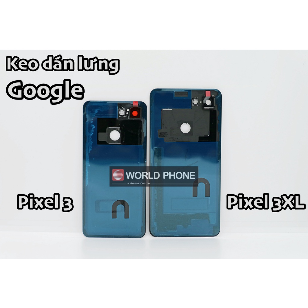 Keo ron dán nắp lưng GG Google Pixel 3 _ 3XL có khả năng dán chống nước