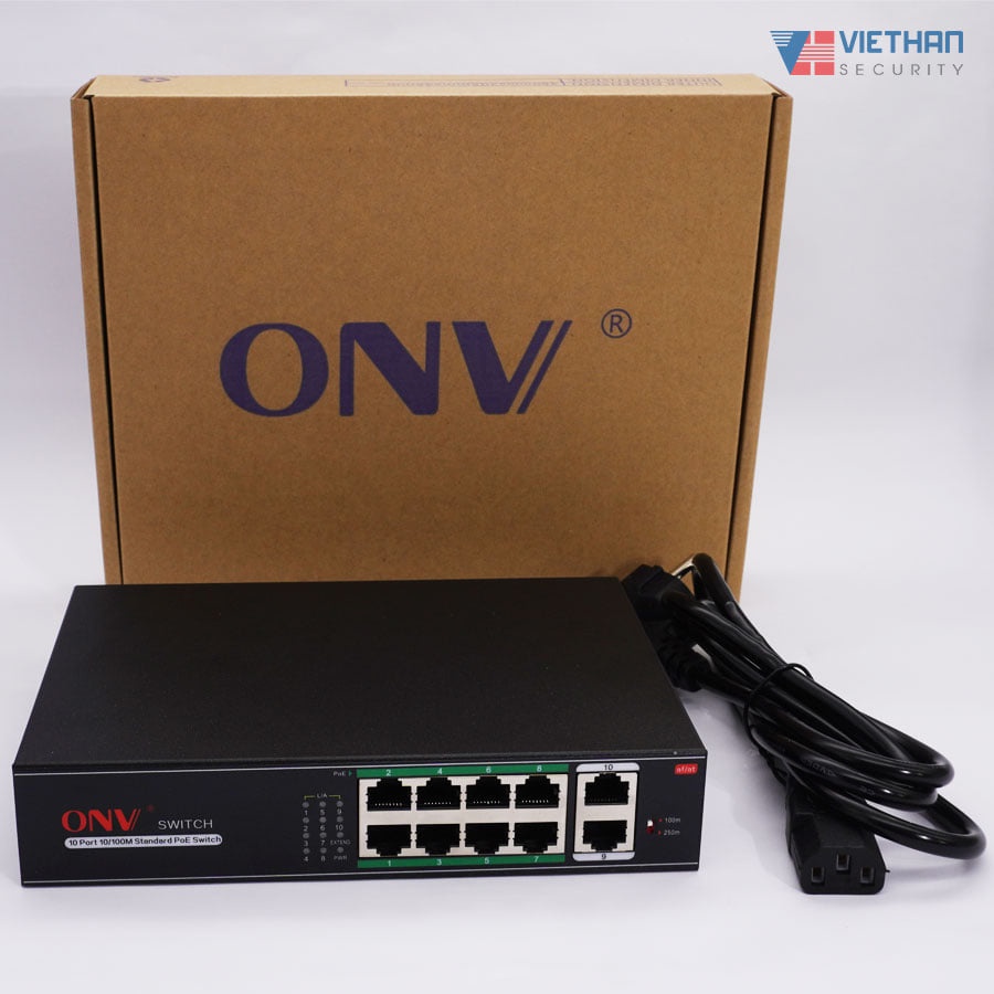 Switch Poe 4/8 port ONV H1064PLS/H1108PHC 10/100M 6/8-port AI PoE switch