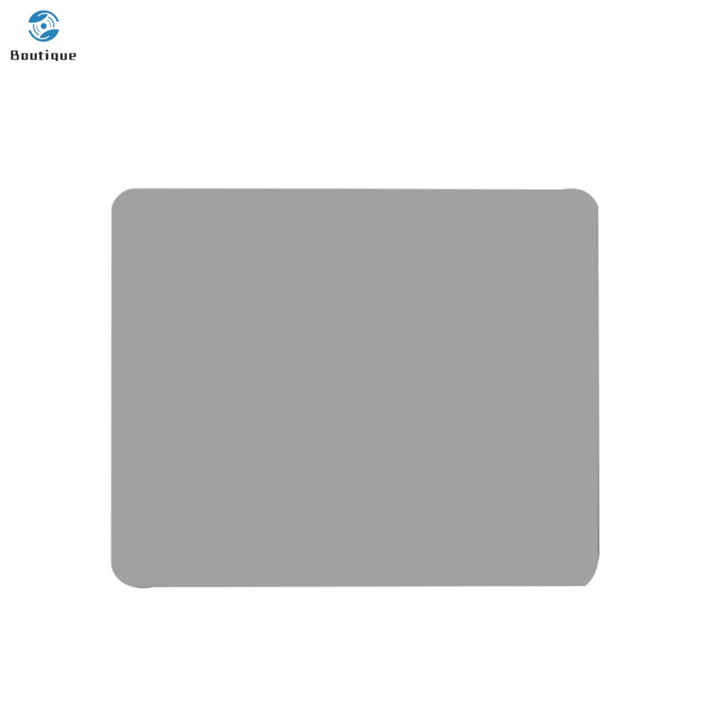 Mouse Pad Metal Aluminum Mousepad Double Side Waterproof Ultra Smooth Mouse Pad for Office and Gaming