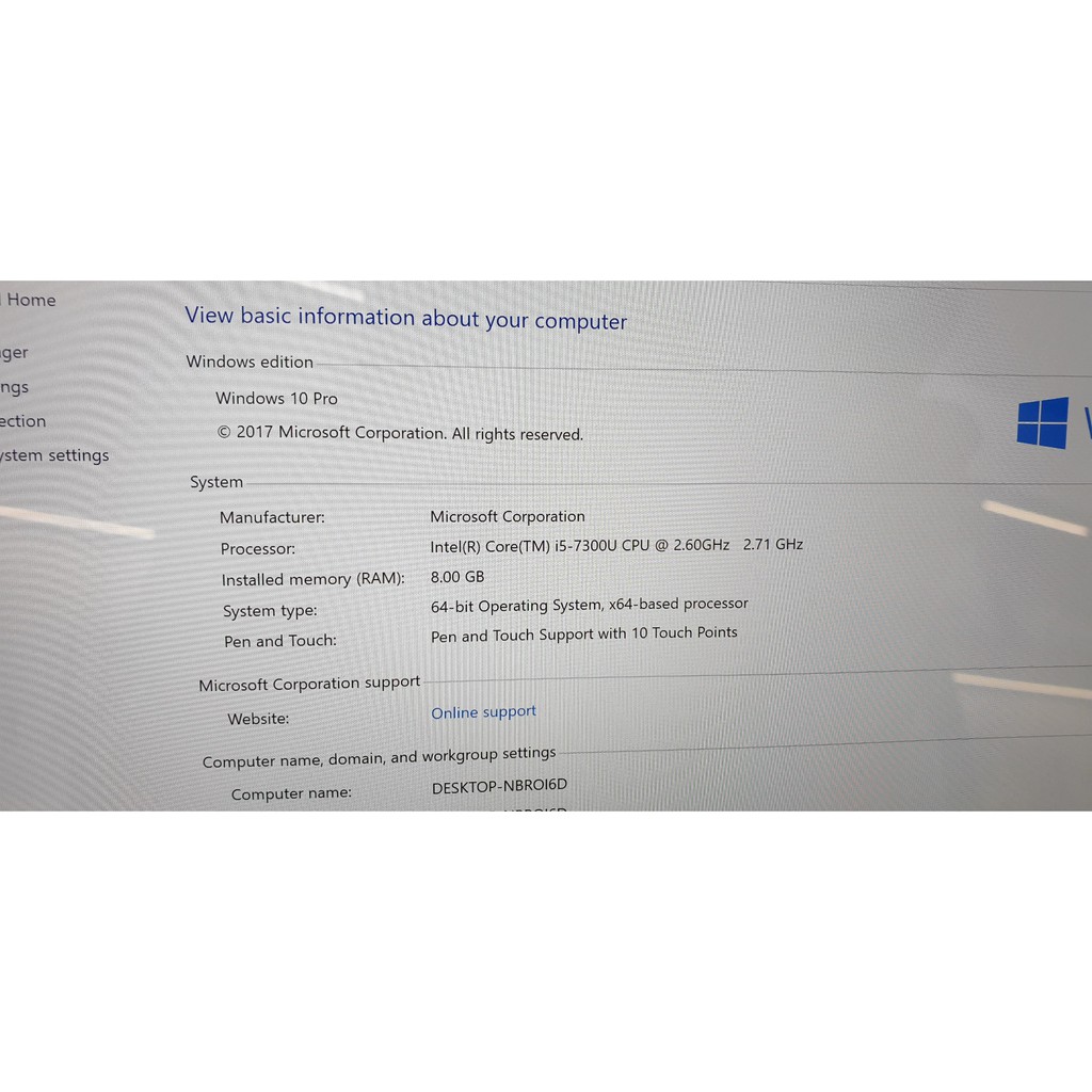 Máy tính  Microsoft Surface Pro 7 like new (mới 99%) Core i5 / RAM 8GB / SSD 128GB Bạc