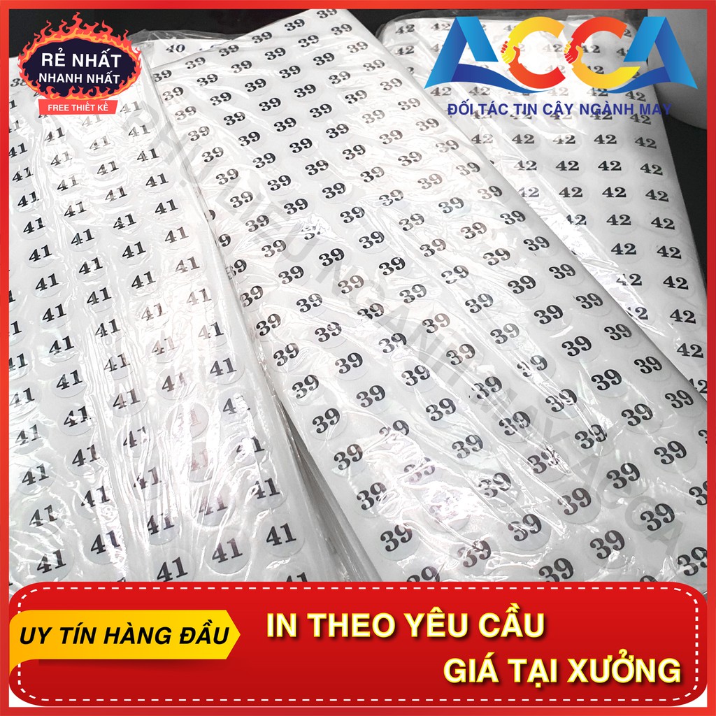 [ GIÁ LẺ RẺ NHƯ GIÁ SỈ ] STICKER DÁN SIZE QUẦN ÁO_140 MIẾNG DECAL DÁN QUẦN ÁO_NHẬN IN NHÃN MÁC THEO YÊU CẦU_