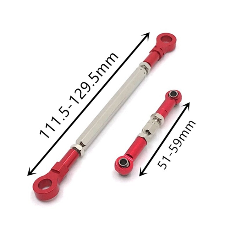 Thanh Nối Động Cơ Servo Bằng Kim Loại Cho Xe Điều Khiển Từ Xa HB Toys ZP1001 ZP1002 ZP1003 ZP1004 1 / 10