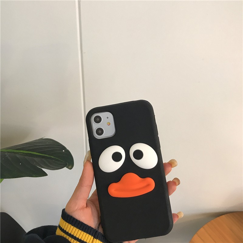 Xiaomi Mi Max 2 3 Pocophone F1 A1 A2 A3 Note 3 10 Mi 6 8 9 SE Mi8 Lite Play Mi 10 9 9T Pro Phone Case Cartoon Duck Soft Back Cover