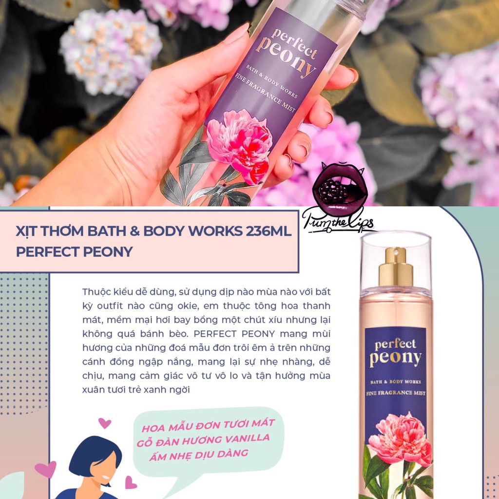 [Bill Mỹ] Xịt thơm Body Mist Bath and Body Works | BigBuy360 - bigbuy360.vn