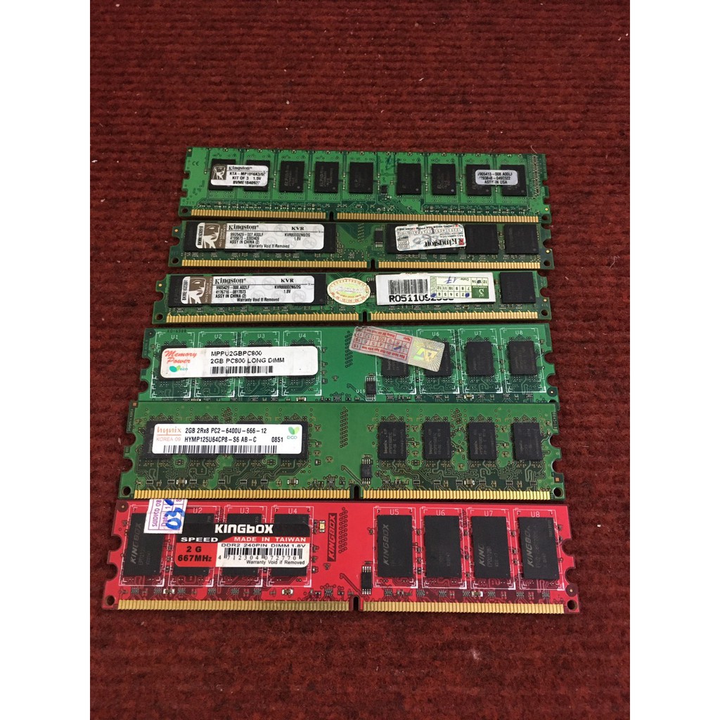 Ram 2g ddr2 hàng bóc máy