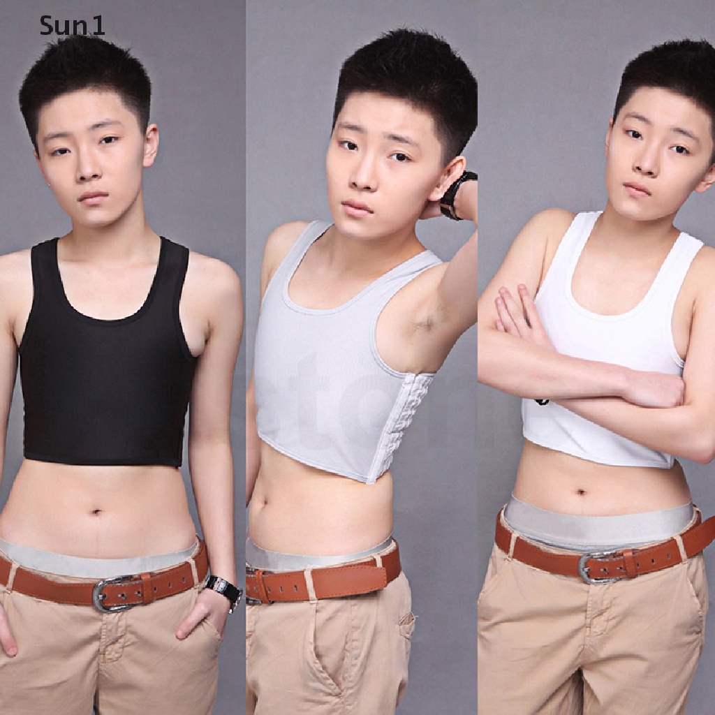 Sun1 &gt; Áo Ngực Ngắn Thoáng Khí Có Khóa Using Tomboy