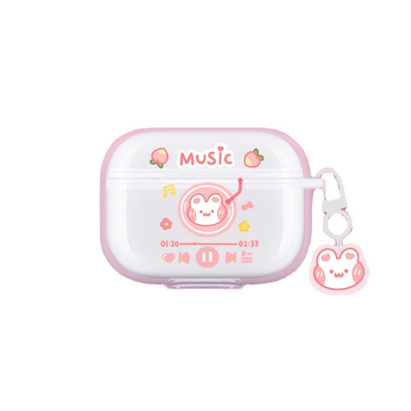 Vỏ bảo vệ tai nghe bluetooth Airpods bằng Sillicone dẻo, ốp Airpods 2/pro cute
