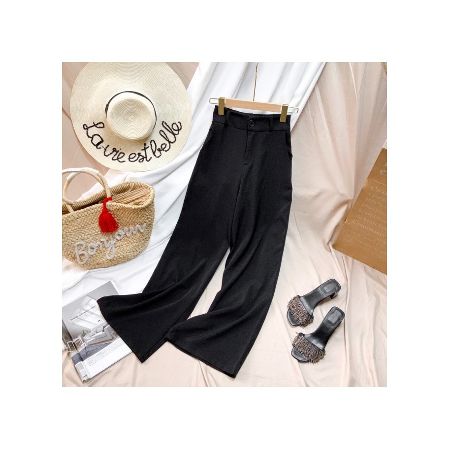 [Co size] Quần ống suôn màu trơn | BigBuy360 - bigbuy360.vn