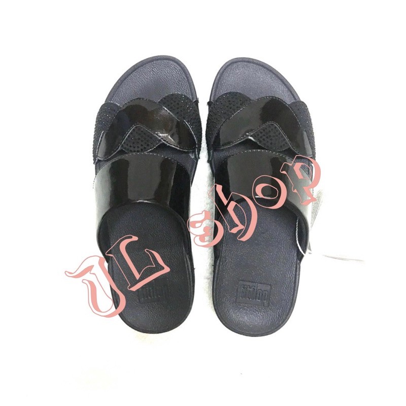 Dép fitflop 2 quai ngang ủi đá gợn sóng