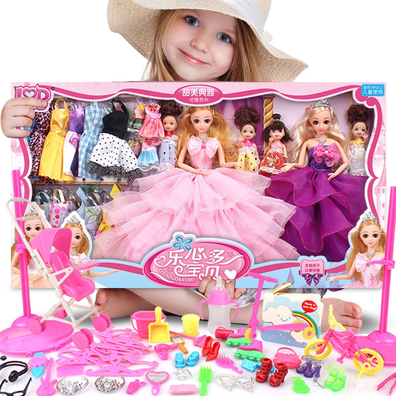 Bộ 159 Đồ Chơi Búp Bê Barbie