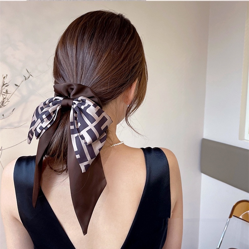 Dây buộc tóc thắt nơ phong cách xinh xắn thời trang cho nữ