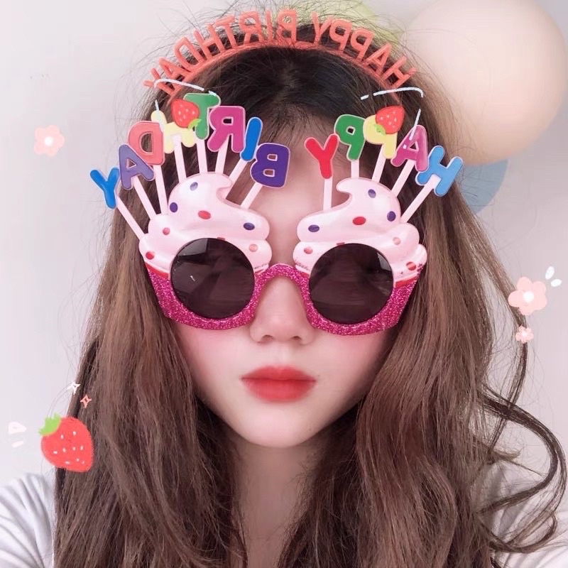 [HOT TREND]Kính mắt Happy Birthday dễ thương đạo cụ chụp hình hot nhất hiện nay, trang trí sinh nhật, party