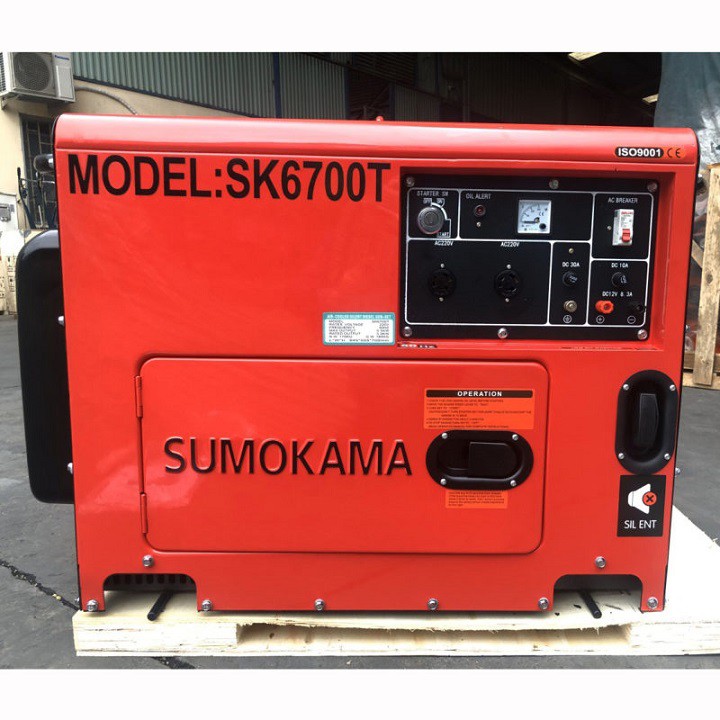 Máy Phát Điện Chạy Dầu 5Kw Sumokama SK6700T