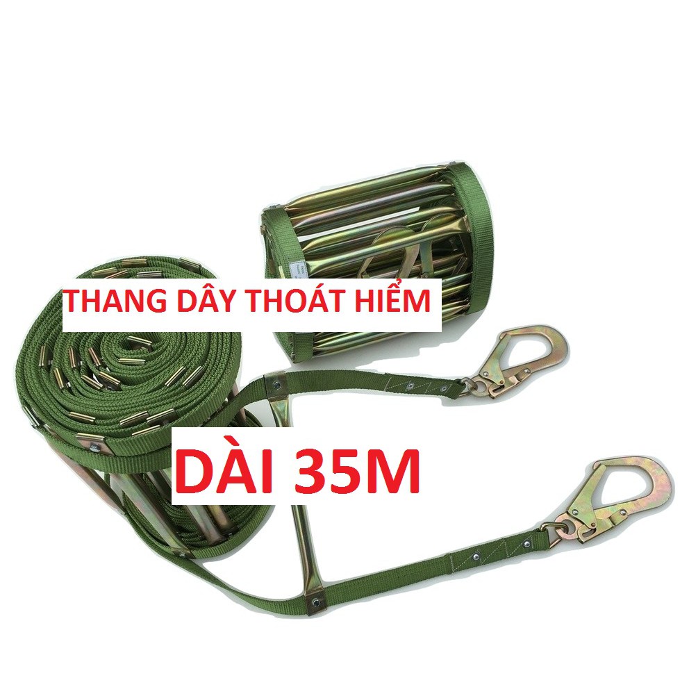 Thang dây thoát hiểm nhà cao tầng - 35m