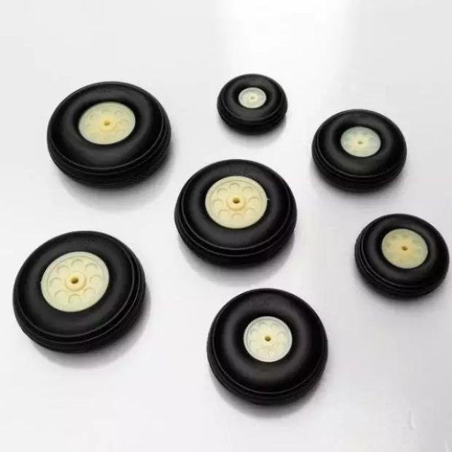 Bánh xe PU máy bay mô hình nhiều kích cỡ