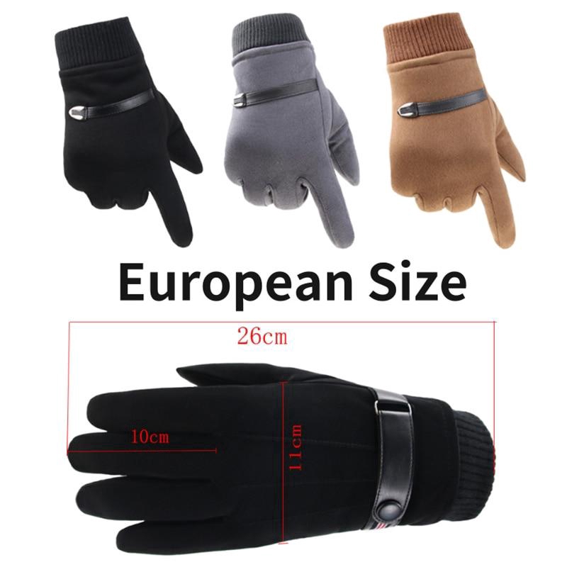 Găng tay chống gió giữ ấm trong mùa đông cho nam có thể sử dụng màn hình cảm ứng