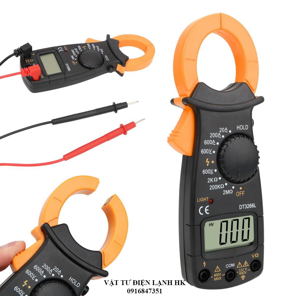 Ampe kìm kẹp đa năng DT3266L (thường) -  NJTY 3266TD (chọn đúng loại khi đặt hàng)Đồng hồ đo điện đo tụ tần số nhiệt độ