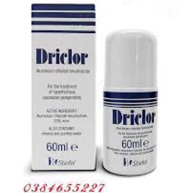 Driclor 60ml - ngăn mồ hôi, mùi hôi vùng nách và tay chân | BigBuy360 - bigbuy360.vn