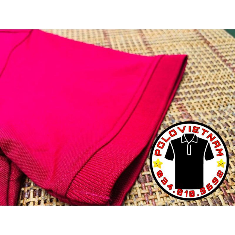 Áo thun Polo nam cổ bẻ Basic màu Đỏ Đô , vải cá sấu - không xù lông, không ra màu, thấm hút mồ hôi, form regular fit | BigBuy360 - bigbuy360.vn