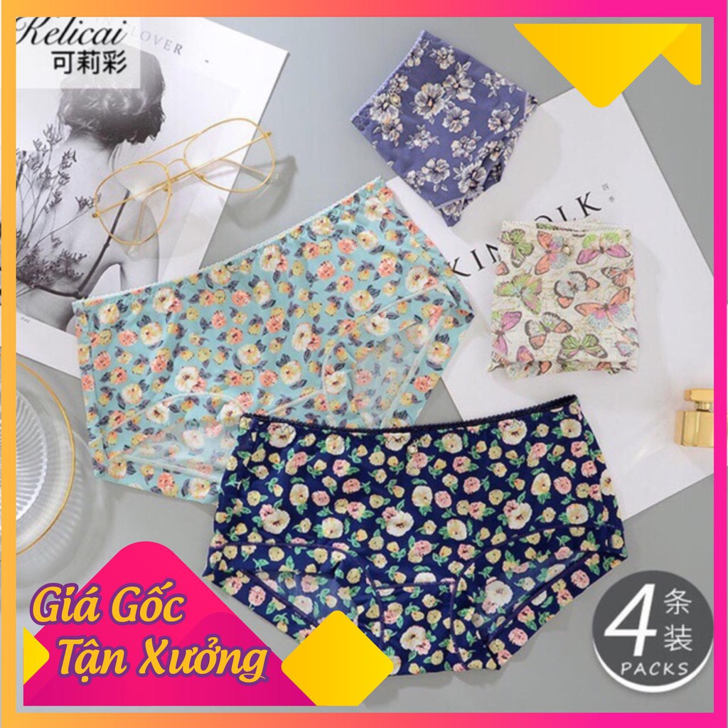 [GIÁ GỐC KO LÃI] Quần lót điều hoà cực mát lạnh- bo viền 42-52kg