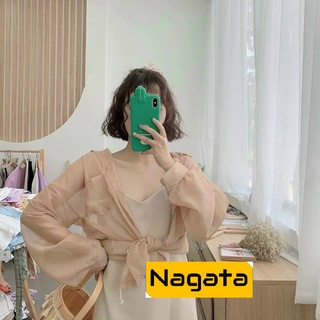 Đầm nữ 2 dây voan và áo khoác voan hàng cao cấp, set đầm nữ 2 dây kèm áo khoác siêu cute.
