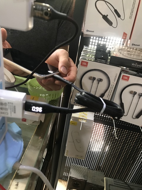 Cáp sạc hẹn giờ sạc tự ngắt kiêm màn hình LCD hiển thị dòng ra Hoco S6