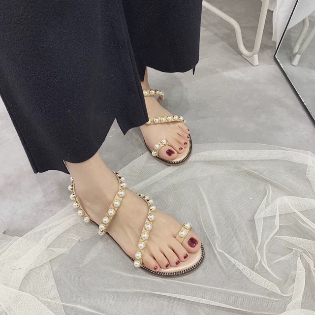 Dép sandal / dép quai đính đá