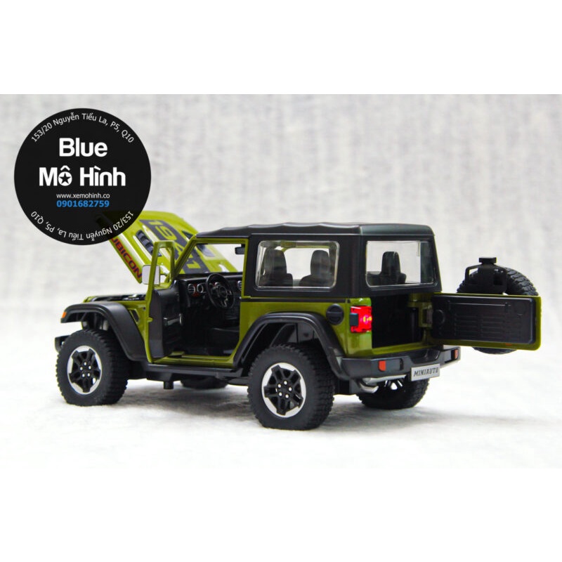 Blue mô hình | Mô hình xe quân đội Jeep mui trần