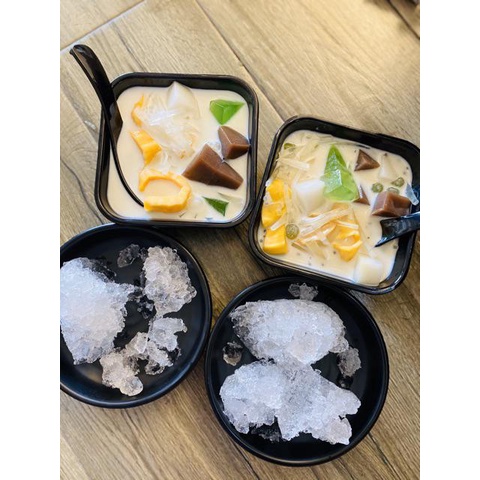 Tô, dĩa, muỗng đựng chè,sữa chua,trái cây,bánh Plan nhựa Melamine nhiều màu