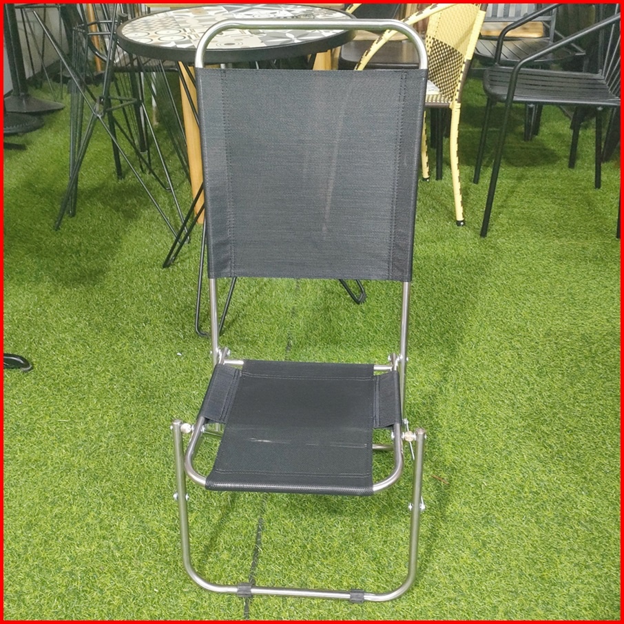 Ghế xếp inox lưng cao