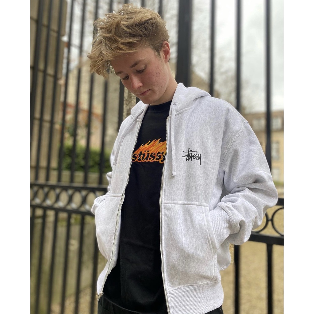 Áo Thun Stussy Flames 100% CHÍNH HÃNG - CÓ SẴN