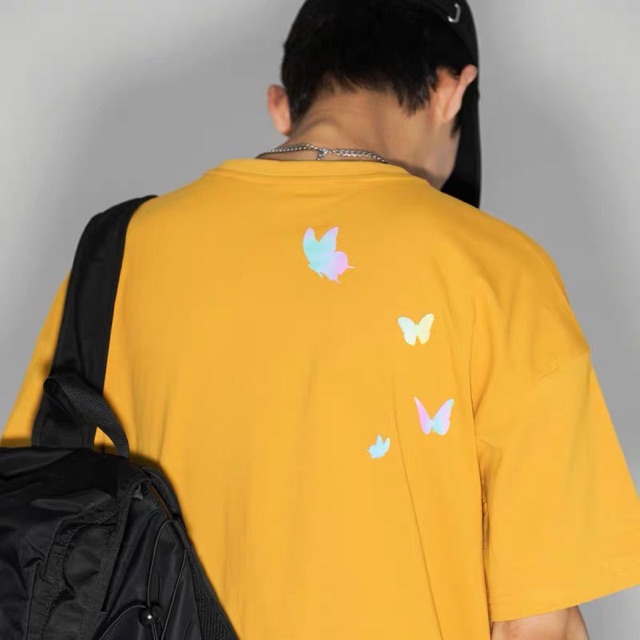 ÁO THUN NAM HÌNH BƯỚM PHẢN QUANG