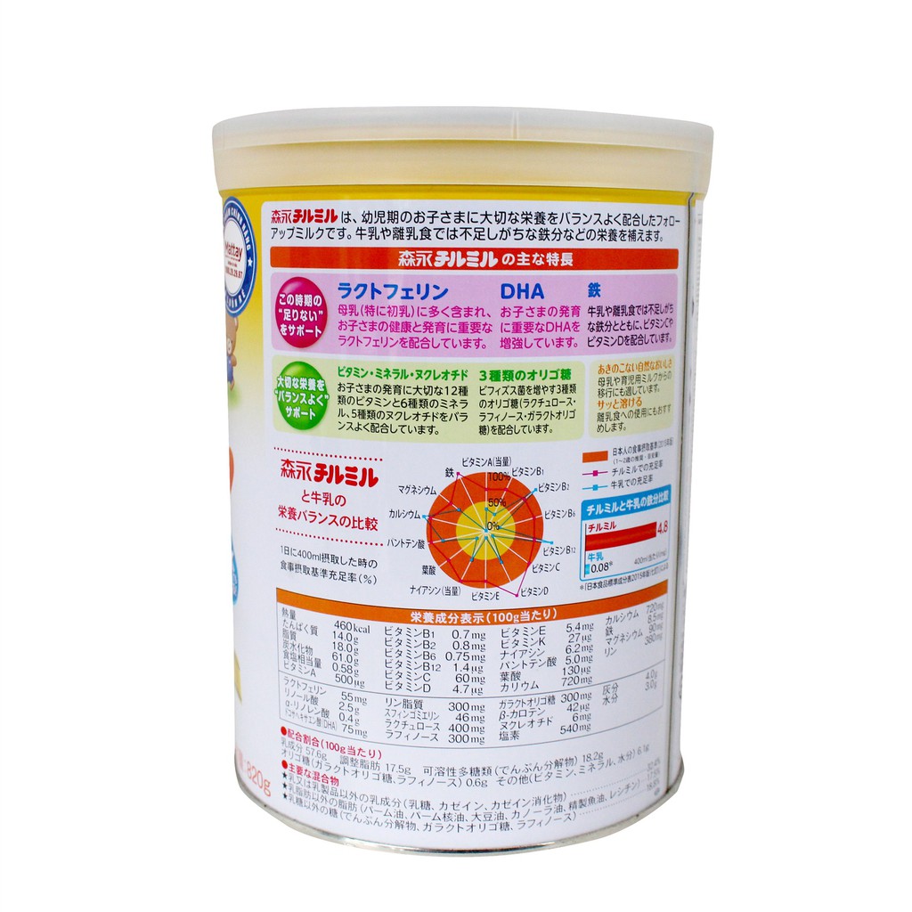 Sữa Morinaga Chil Mil Lon 820gr.