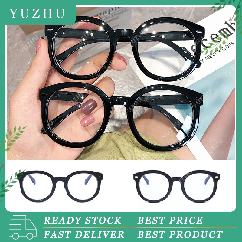 Kính gọng tròn chống ánh sáng xanh thời trang Hàn Quốc đơn giản