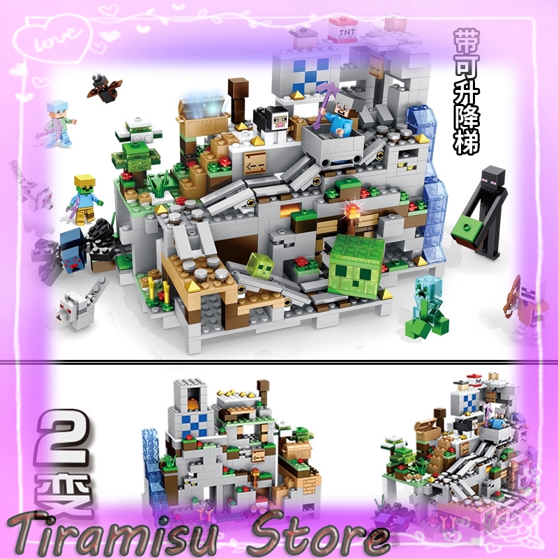 Bộ Đồ Chơi Xếp Hình lego 1000 Mảnh Ghép Hình Minecraft 21137