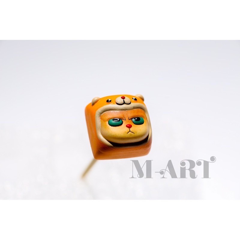 Keycap - Nút Bàn Phím Gaming - Nút Bàn Phím Cơ Mặt Mèo Hờn Dỗi  - Cáo Lửa - KC022