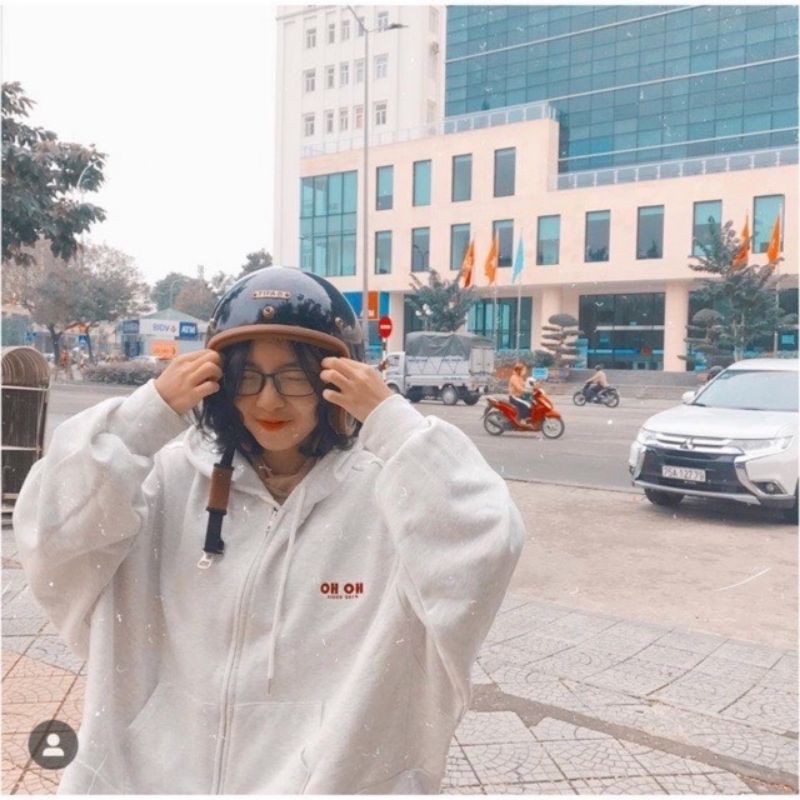 Áo khoác nỉ hoodie ohoh unisex đủ màu siêu hot