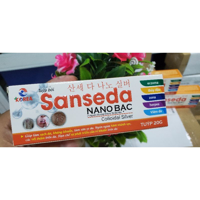 SANSEDA NANO BAC - TUÝP BÔI NGOÀI DA.